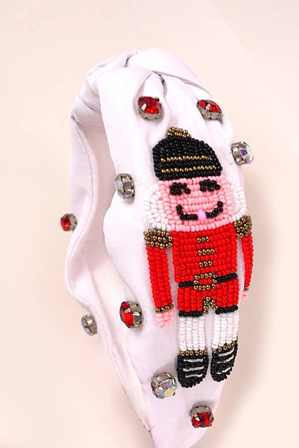 Nutcracker Beaded Christmas headband