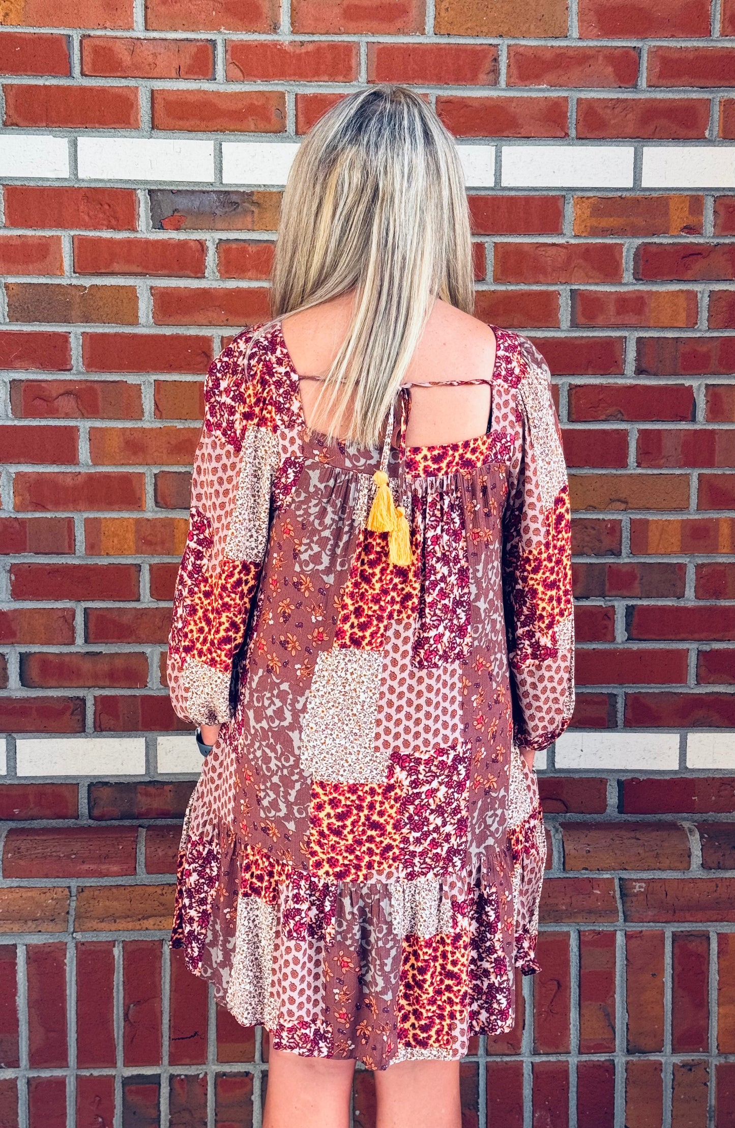 Pretty In Patchwork Dress by Easel