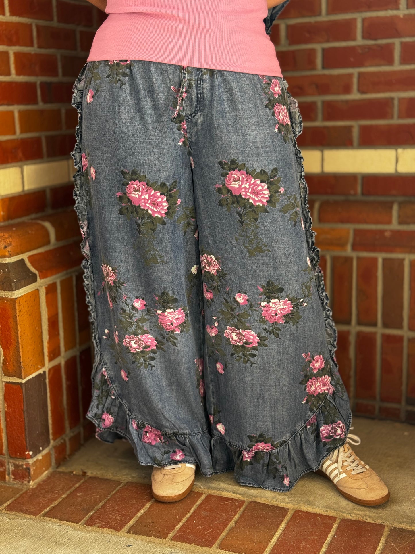 Blue Jean Bloom Pants