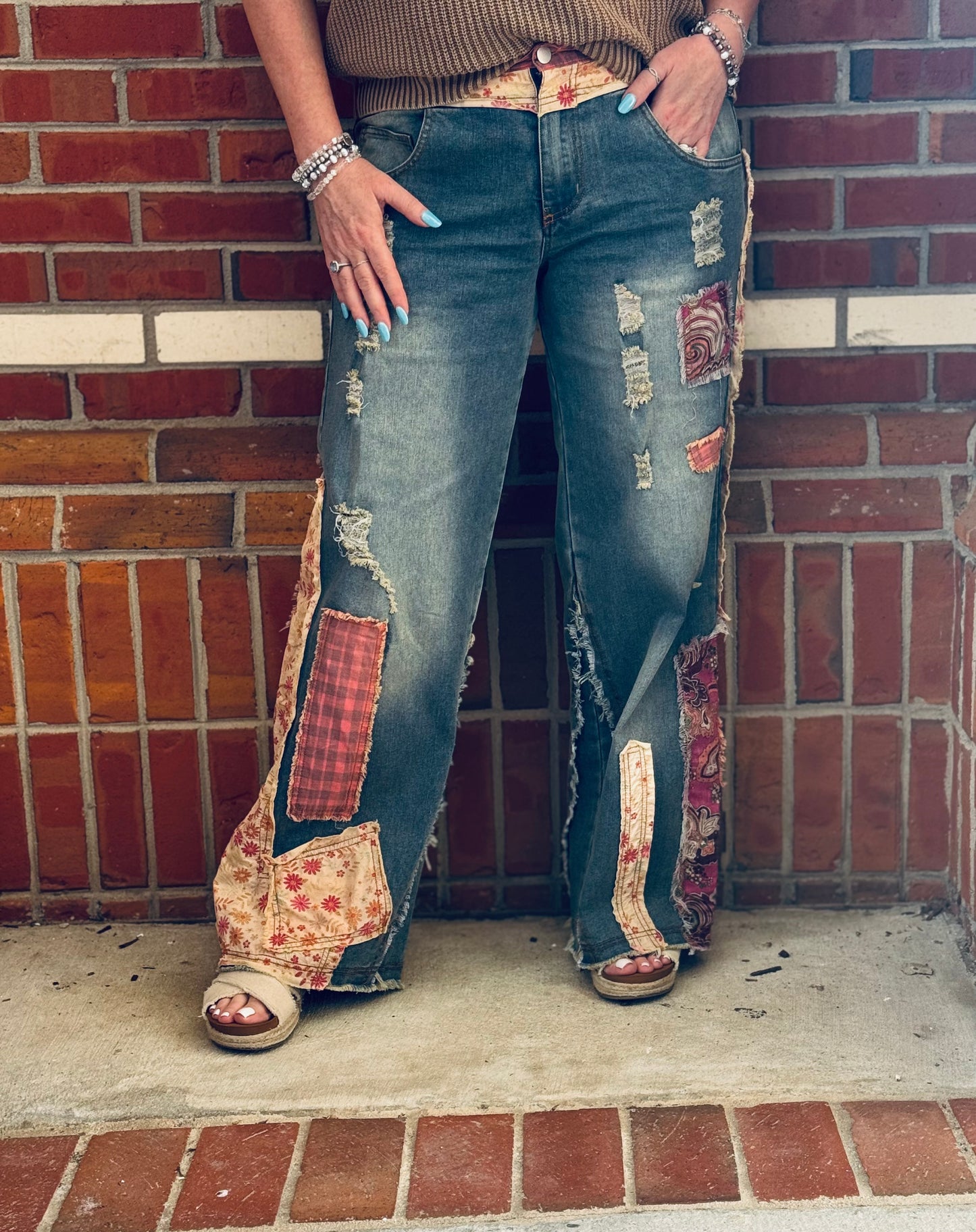Patch Me Pretty Bootcut Jeans