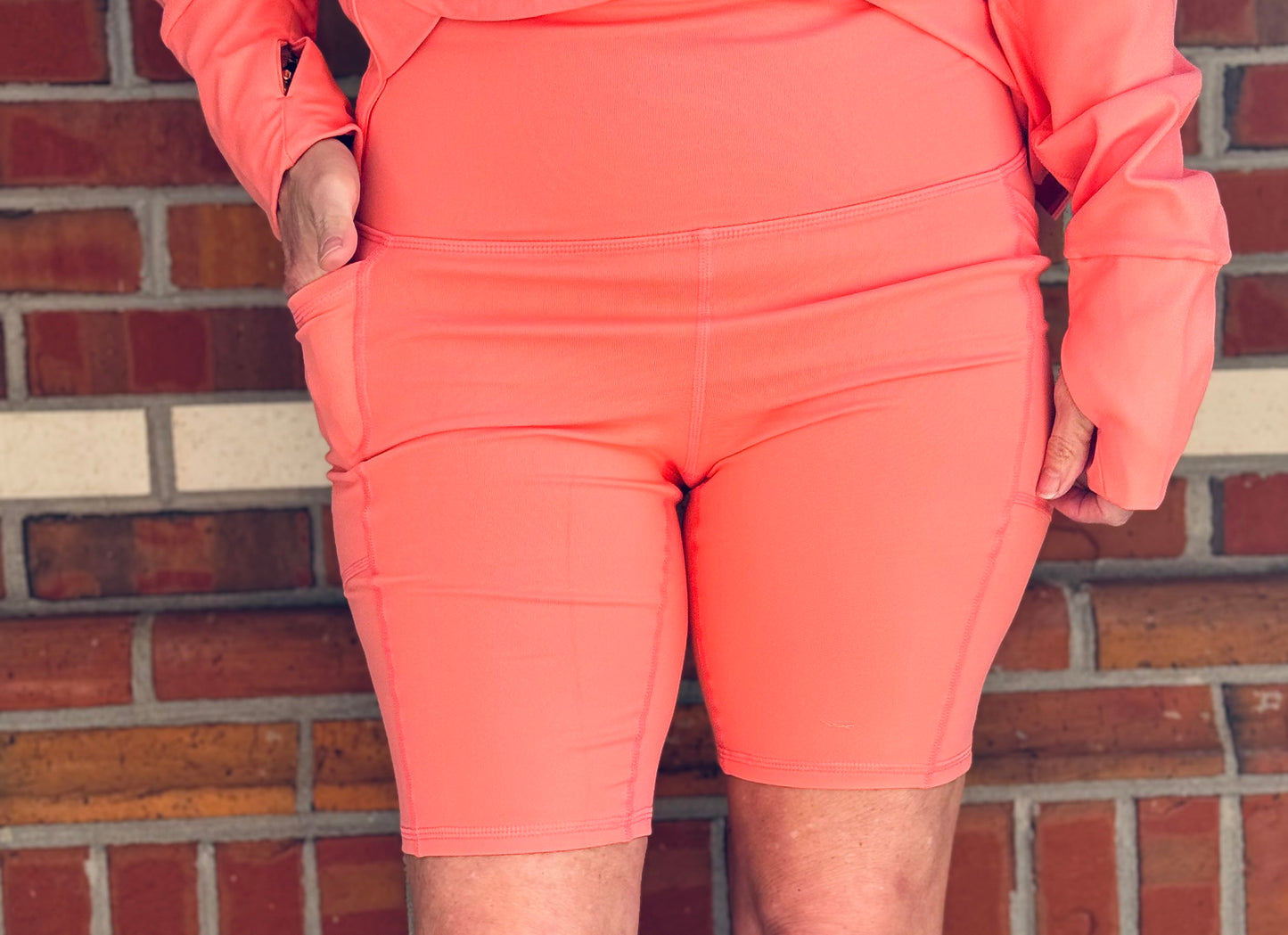High Waist Biker Shorts by Mono B