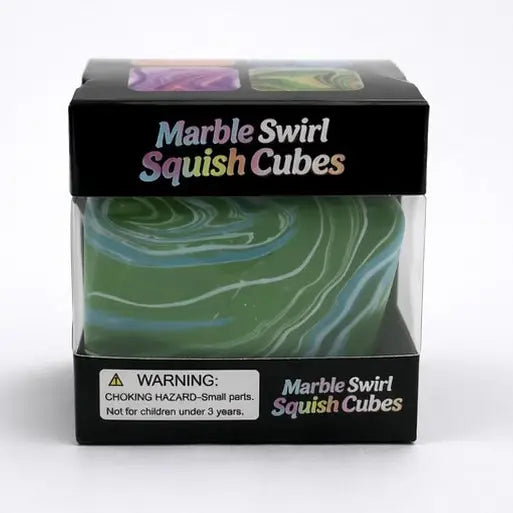 Marble Swirl Squish Cubes