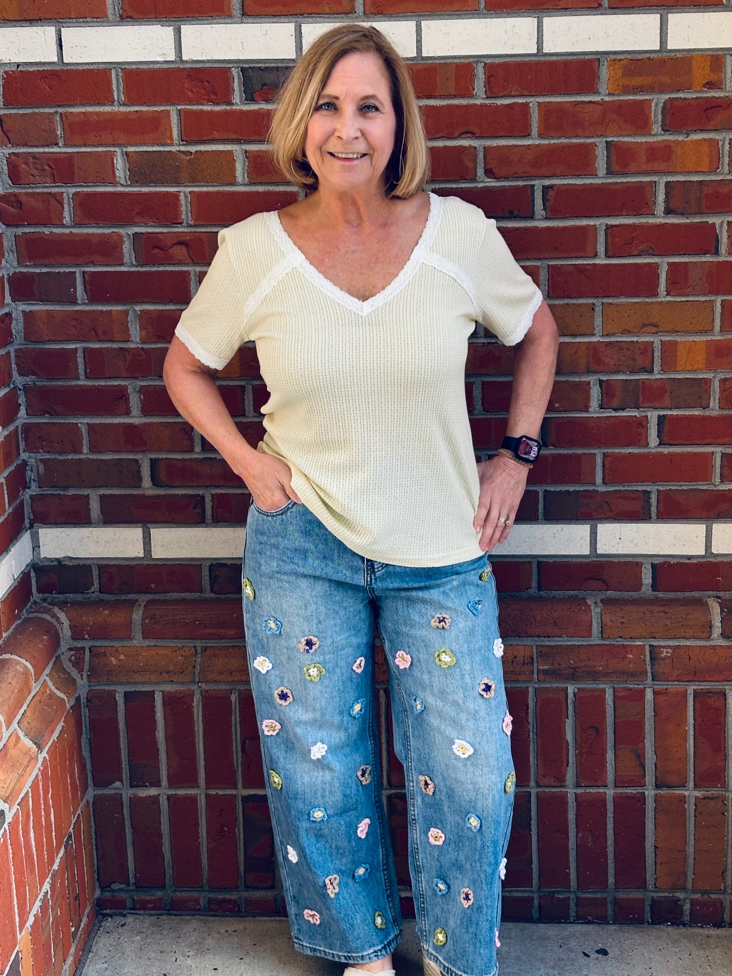 Petal Pop Jeans