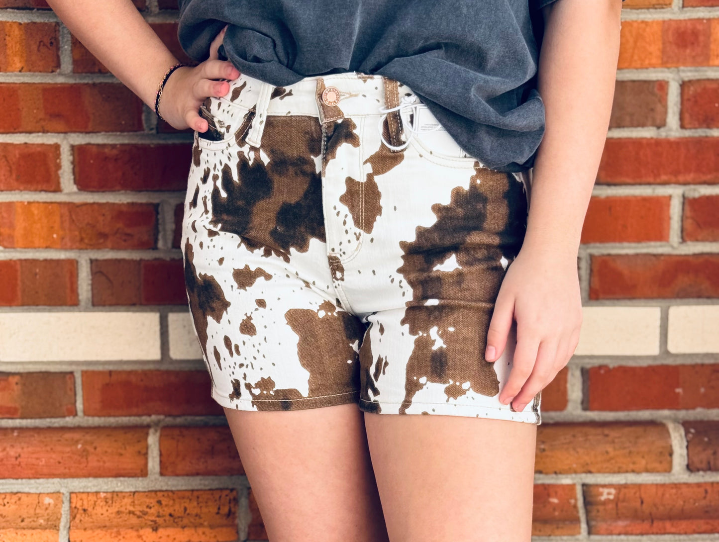 Cowboys & Angels High Waist Judy Blue Shorts