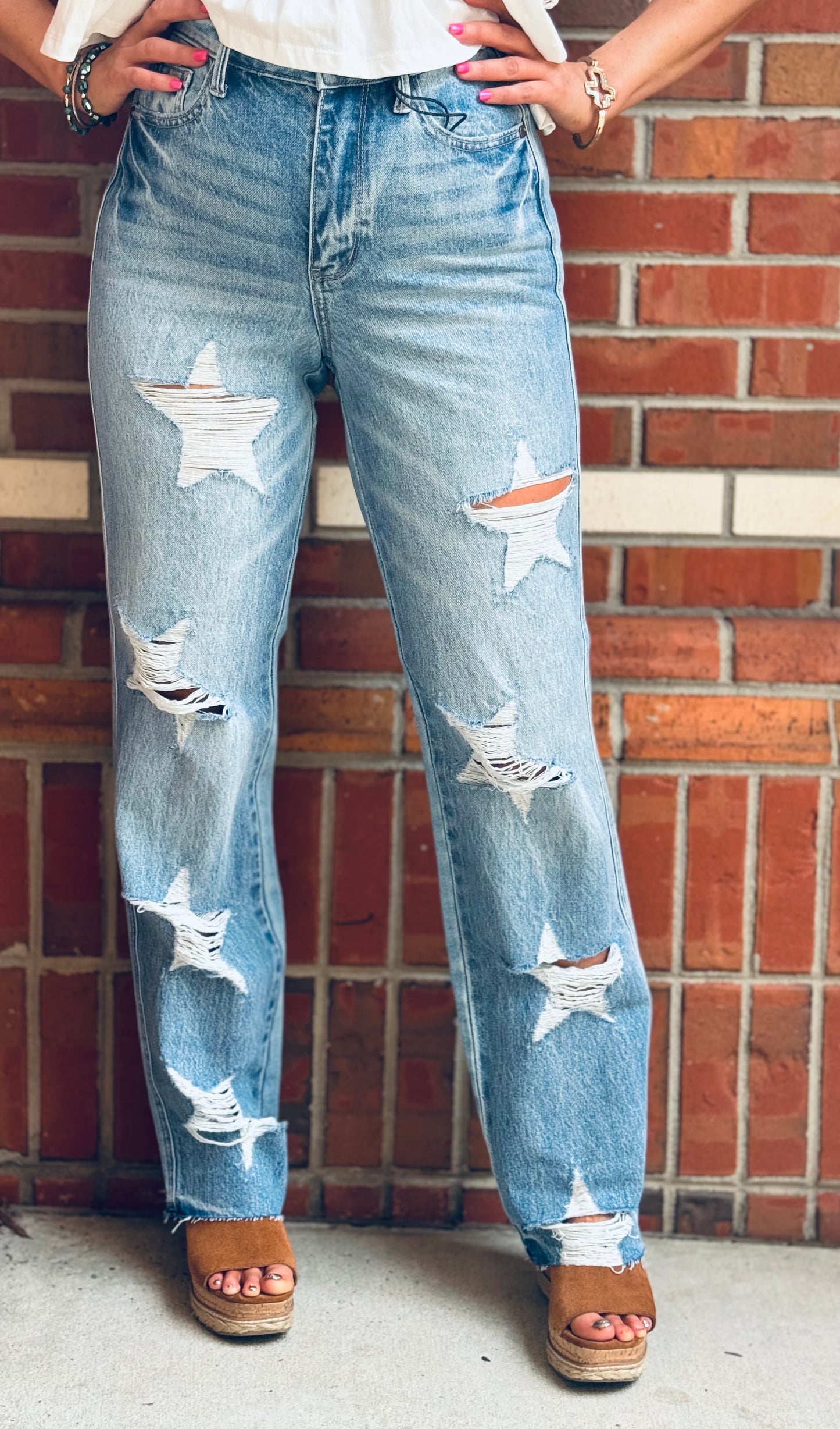 Shooting Star 90's Straight Fit Judy Blue Jeans