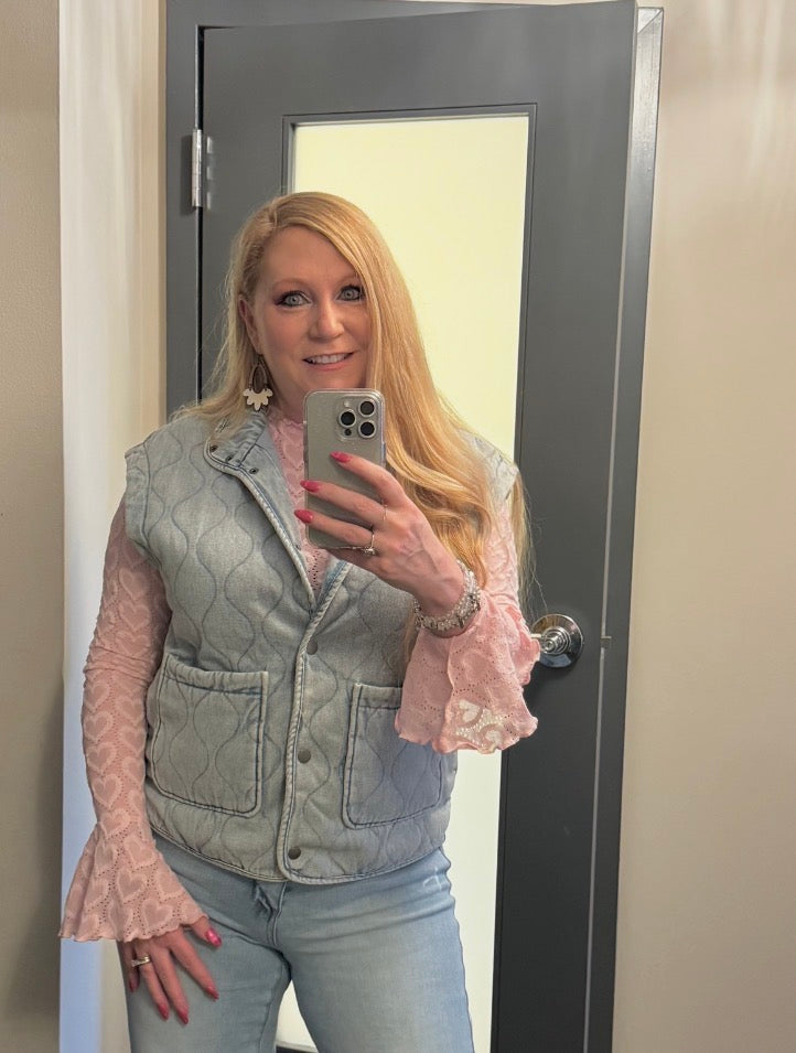 Love Spell Sheer Lace Top