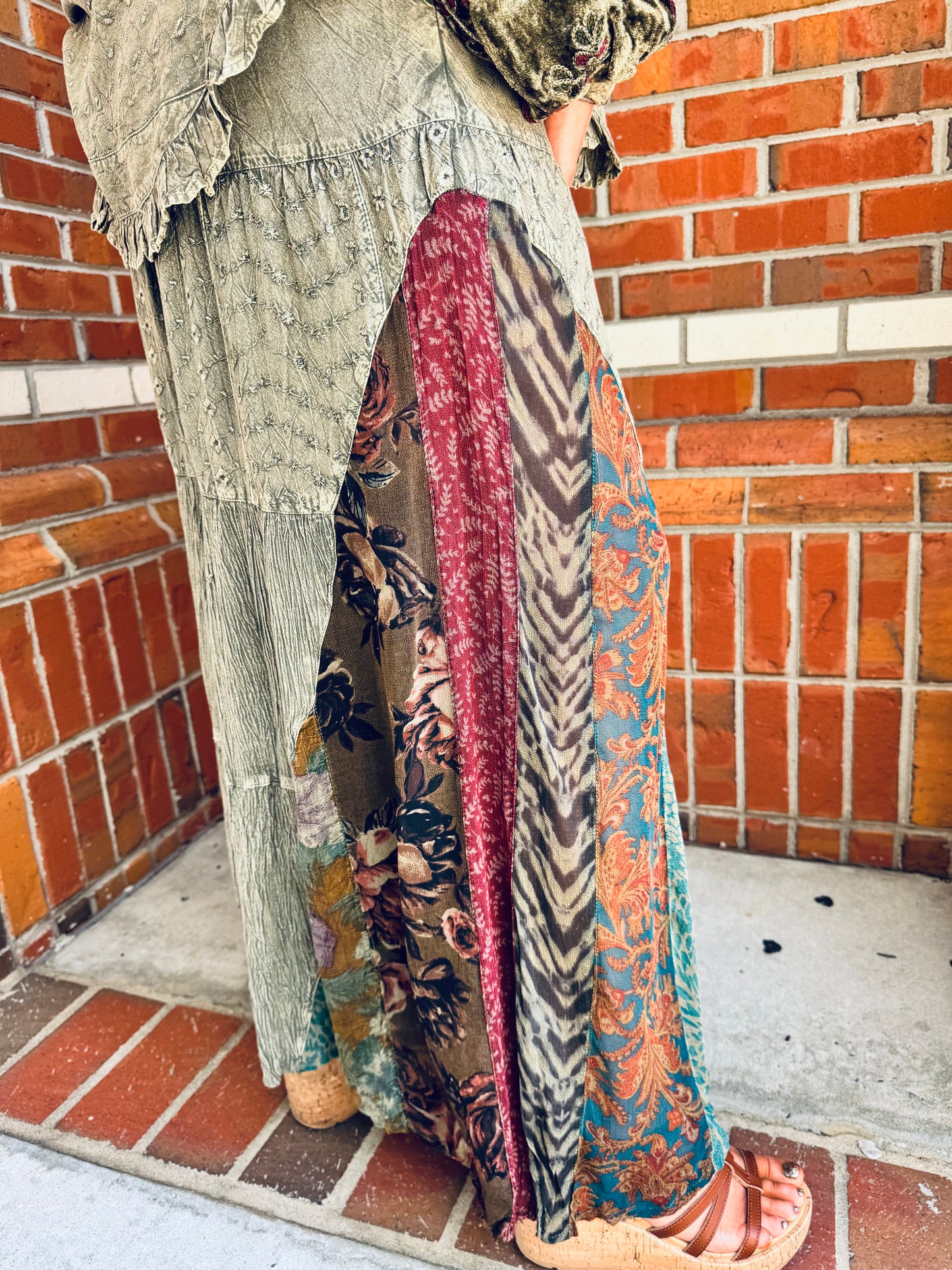 Velvet Stone Tie Pants