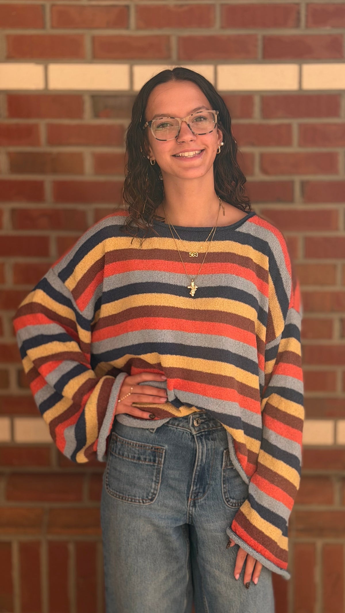 Coral Crush Sweater