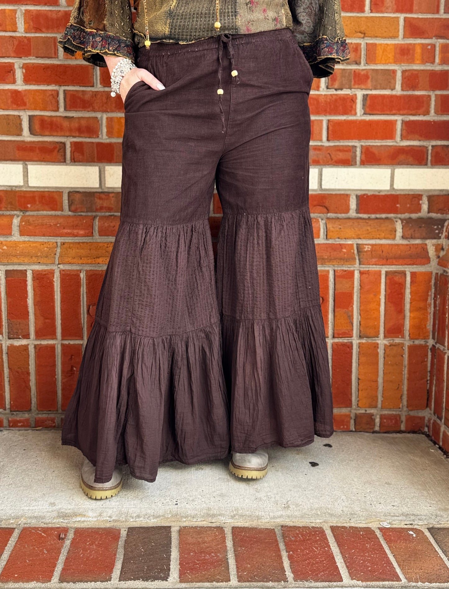 Truffle & True Flowy Wide Leg Pants