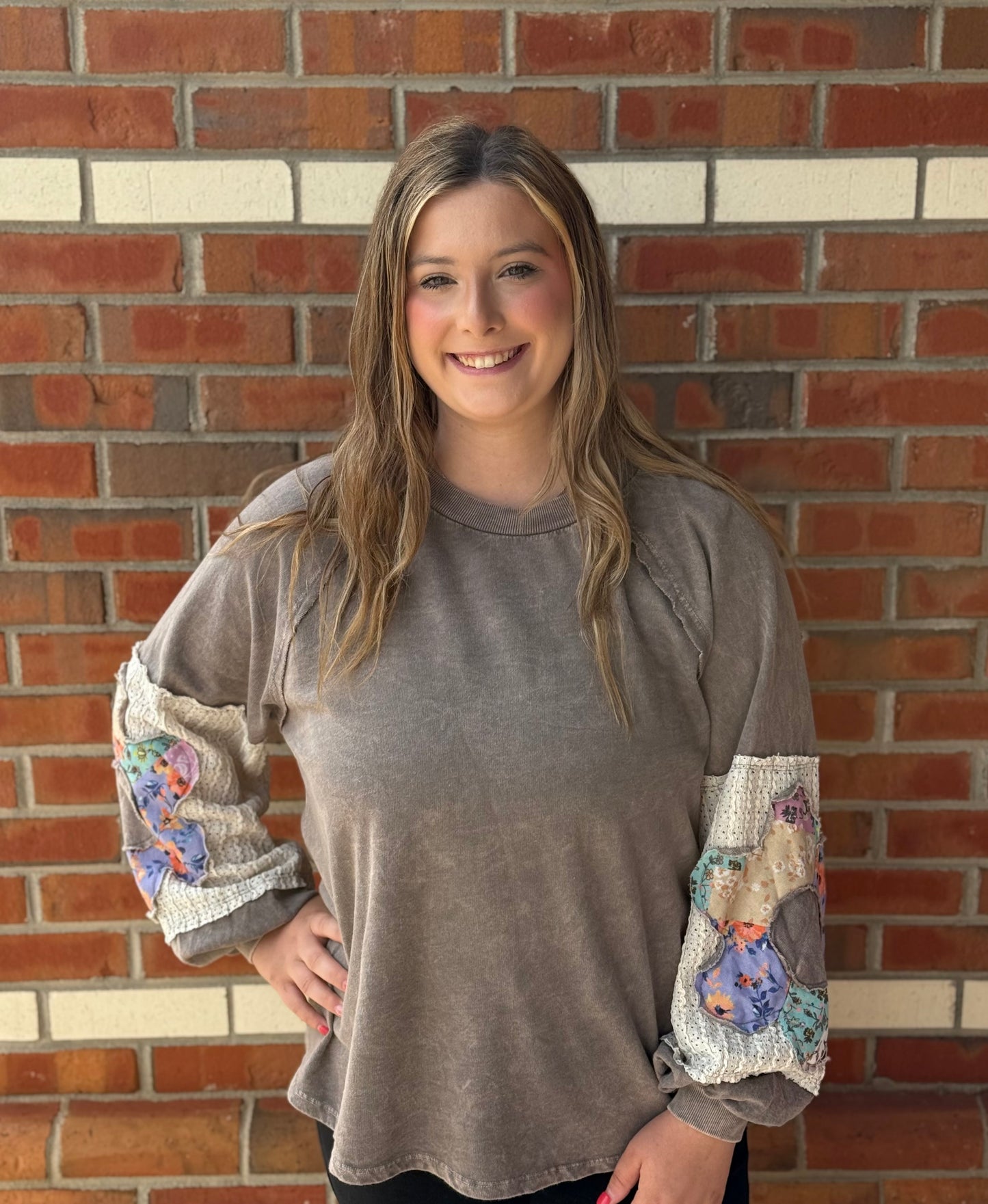 Smoky Blooms Top