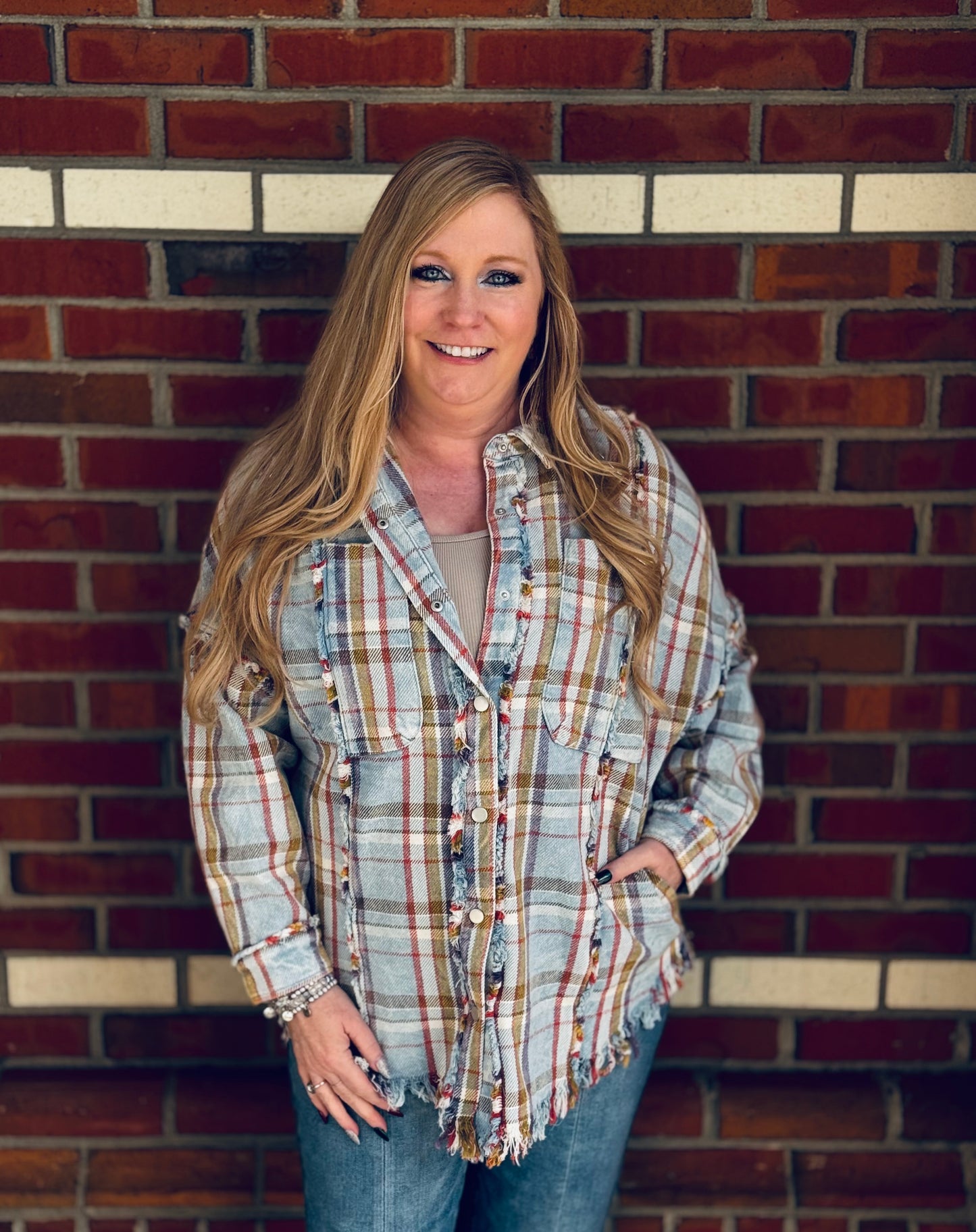 Blue Skies & Easy Vibes Shacket