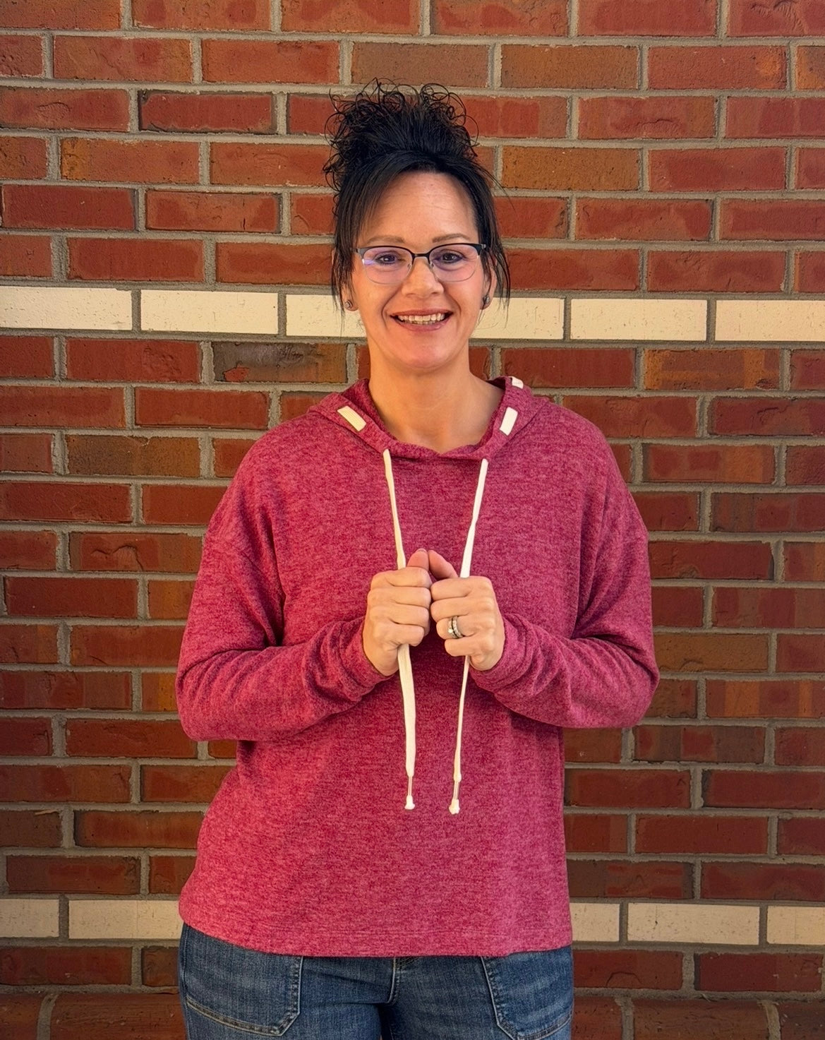 Cranberry Cuddles – Zenana Hooded Sweater