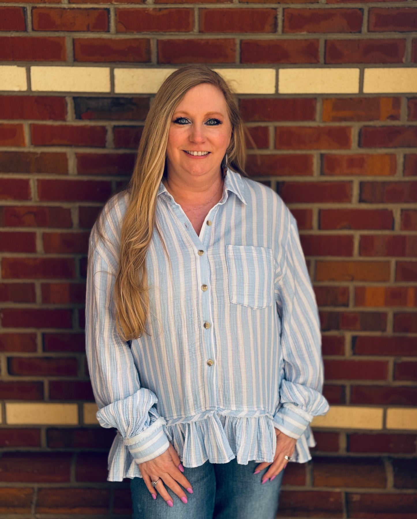 Cotton Candy Coast Button Down