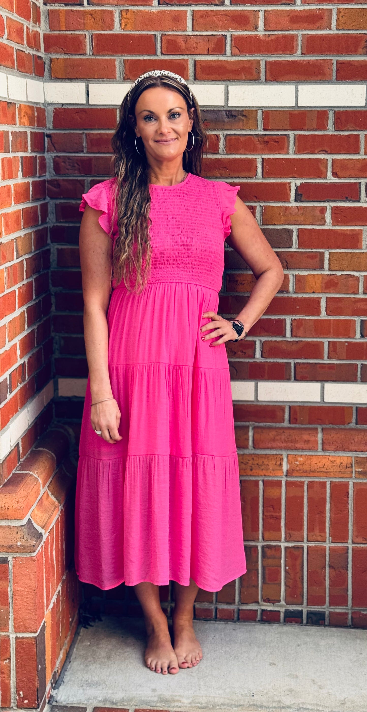 Twirl Me Pretty Midi Dress