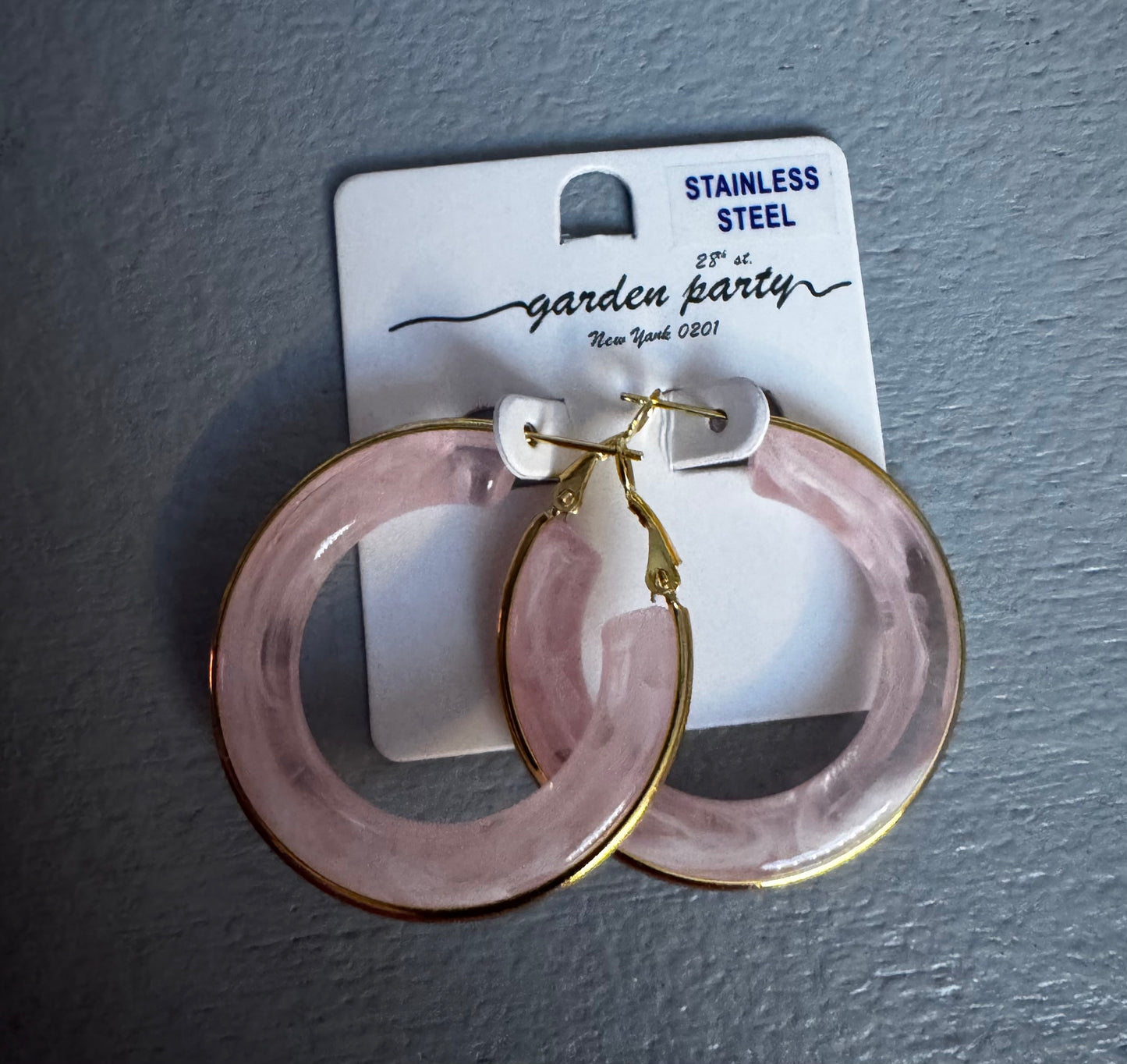 Sweet Pop of Color Hoops