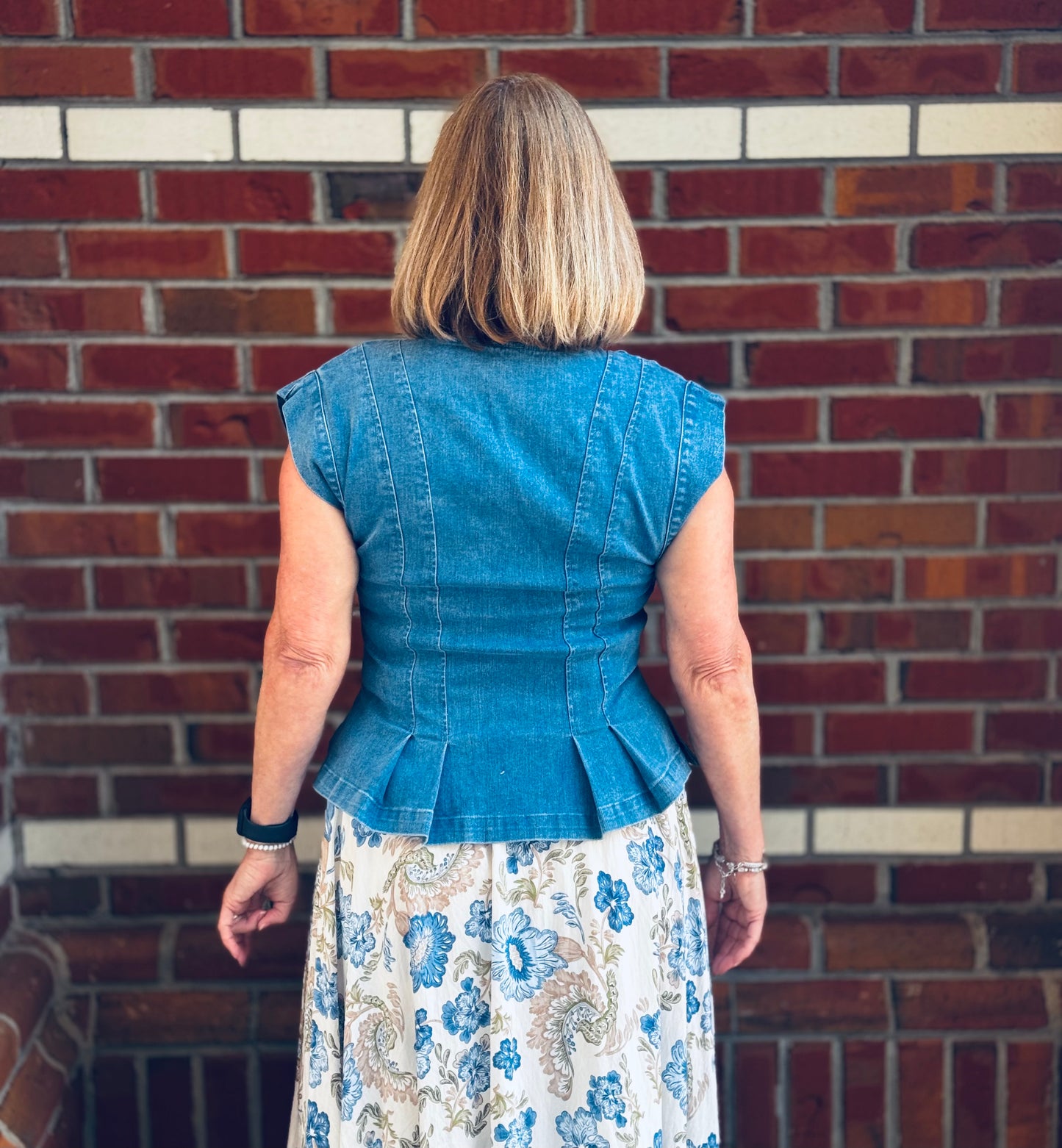 Blue Jean Romance Top