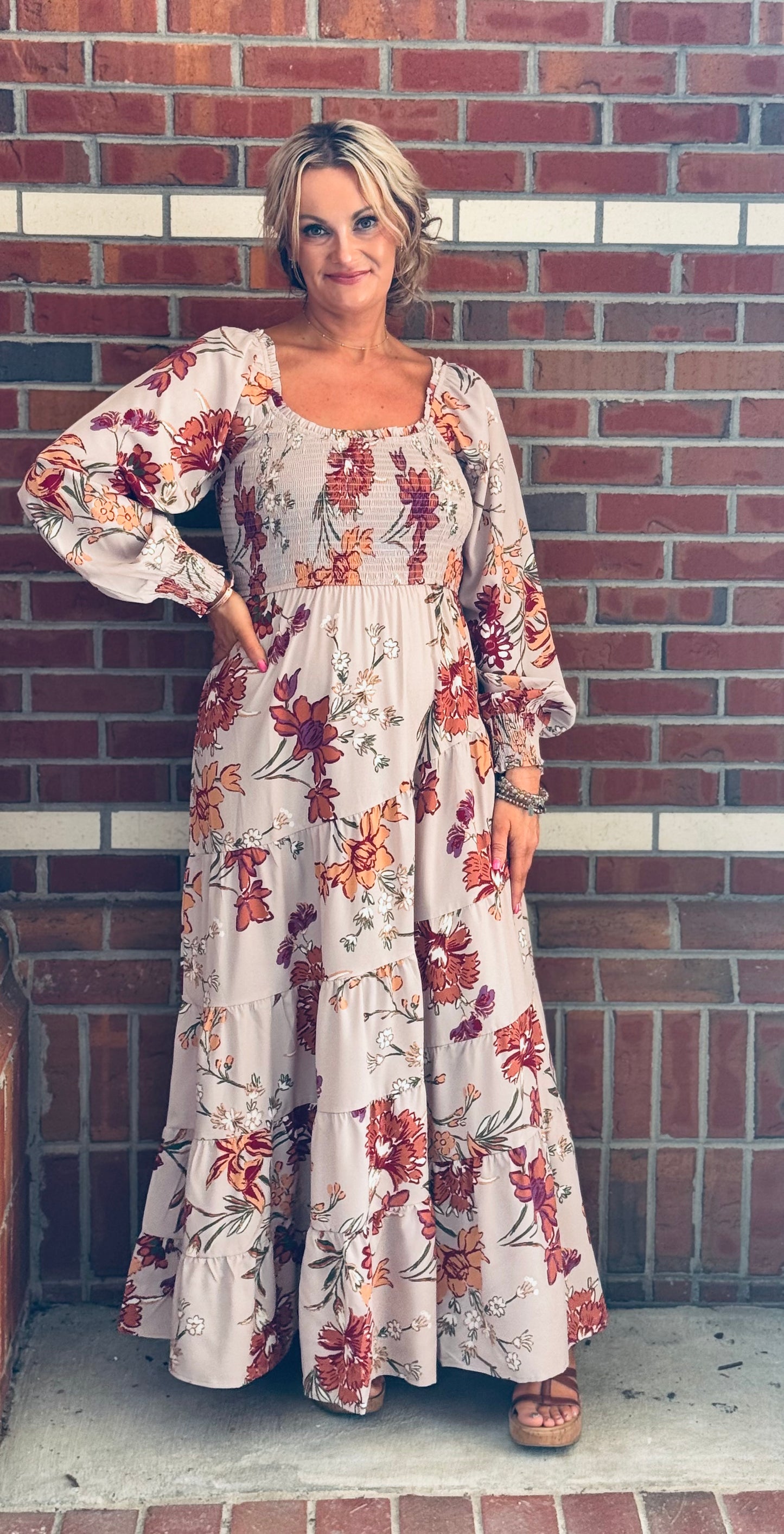 Boho Harvest Maxi Dress