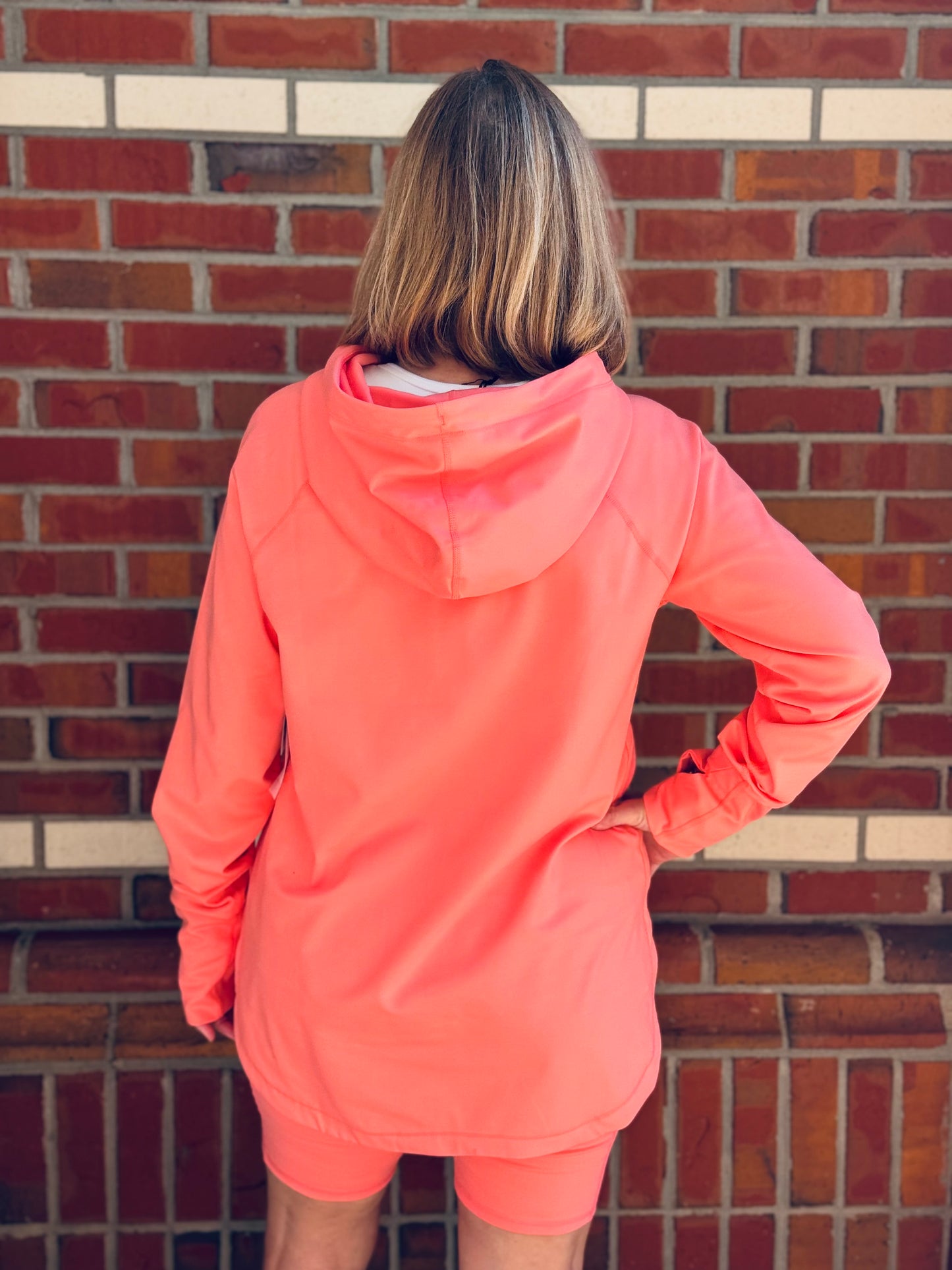 Cowl Neck Pullover Hoodie by Mono B