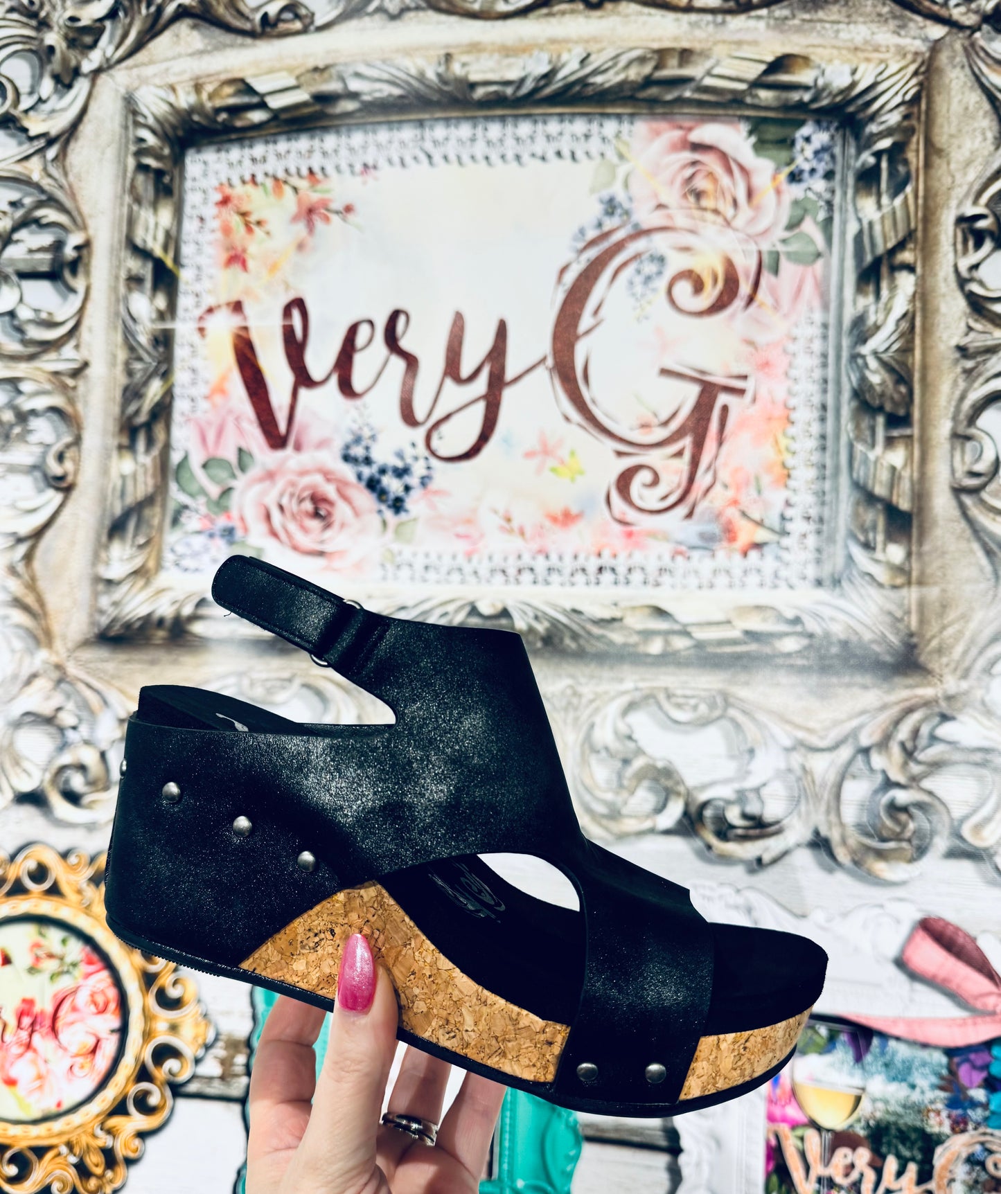 Very G Wally Platform Wedge