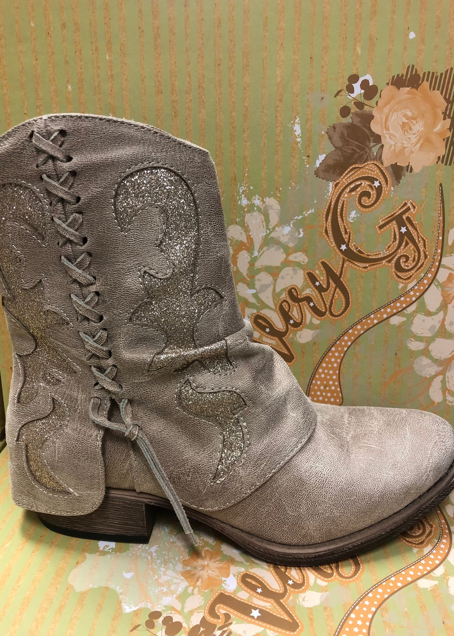 Cream Brillo Boot by Very G