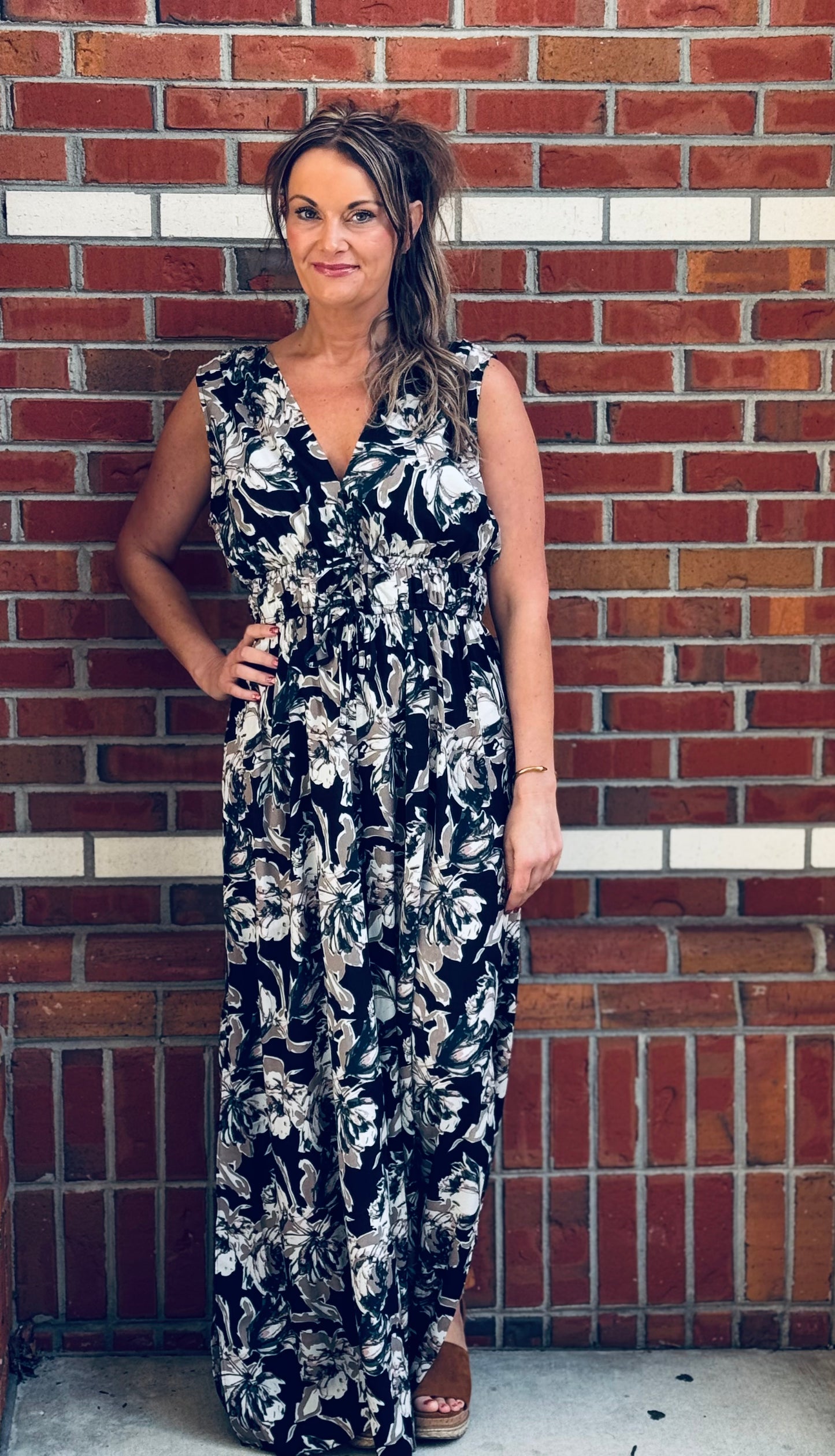 Midnight Blooms Jumpsuit