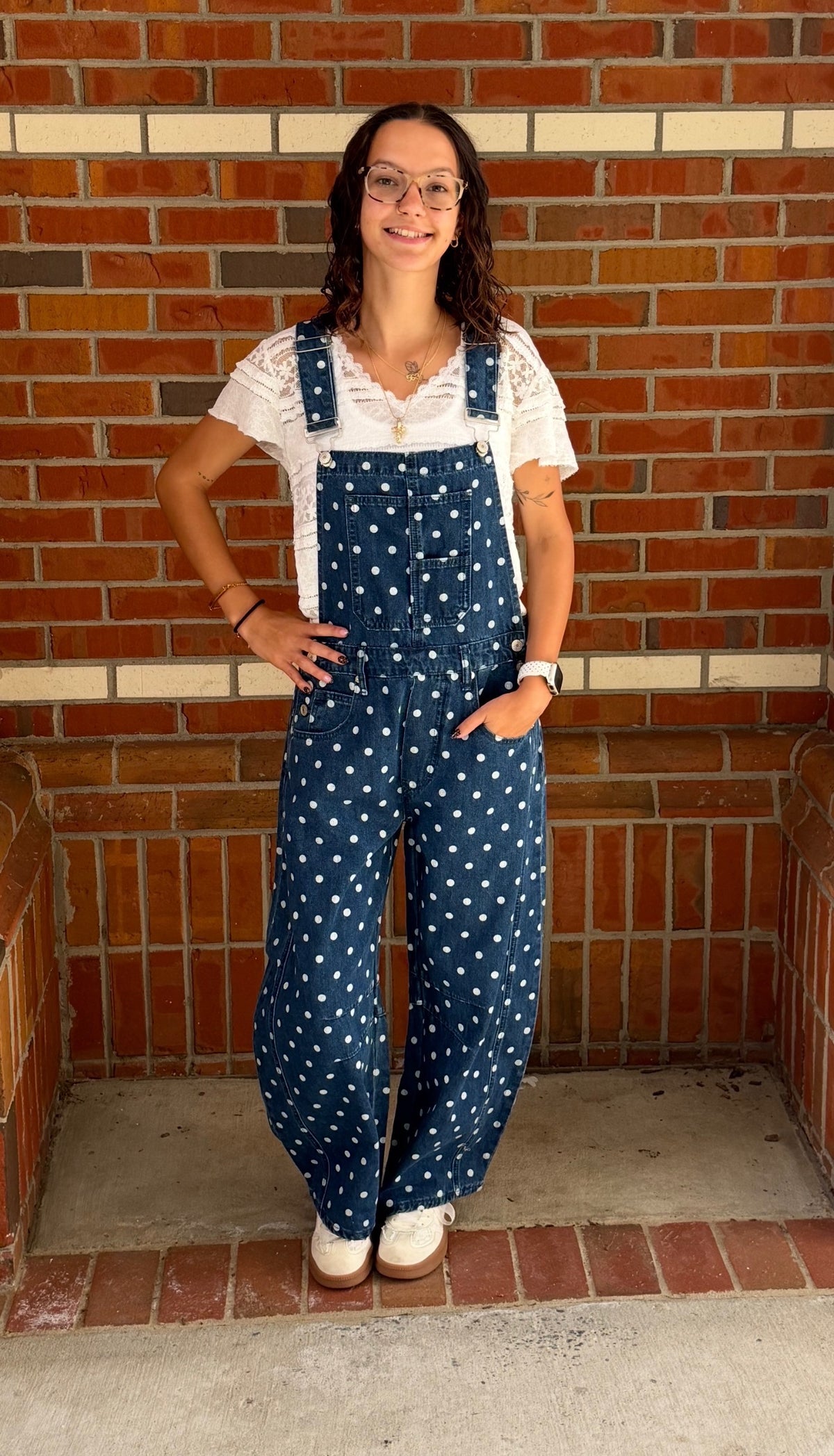 Dot My Heart Overalls