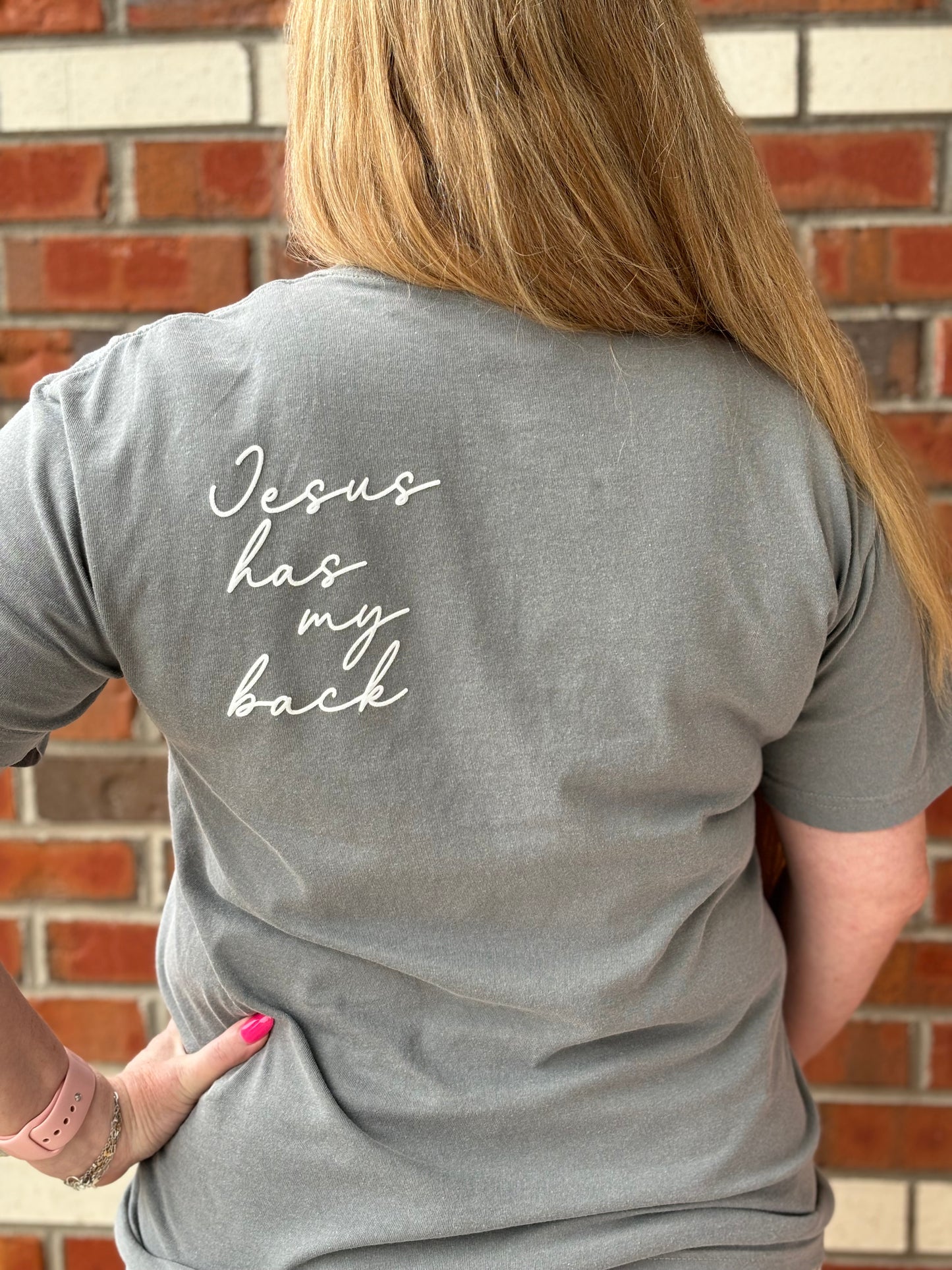 Jesus Has My Back Graphic Tee
