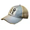 Light Distressed Trucker Hat
