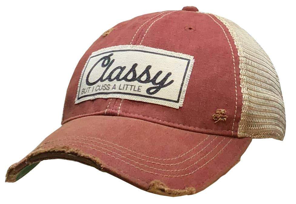 Light Distressed Trucker Hat
