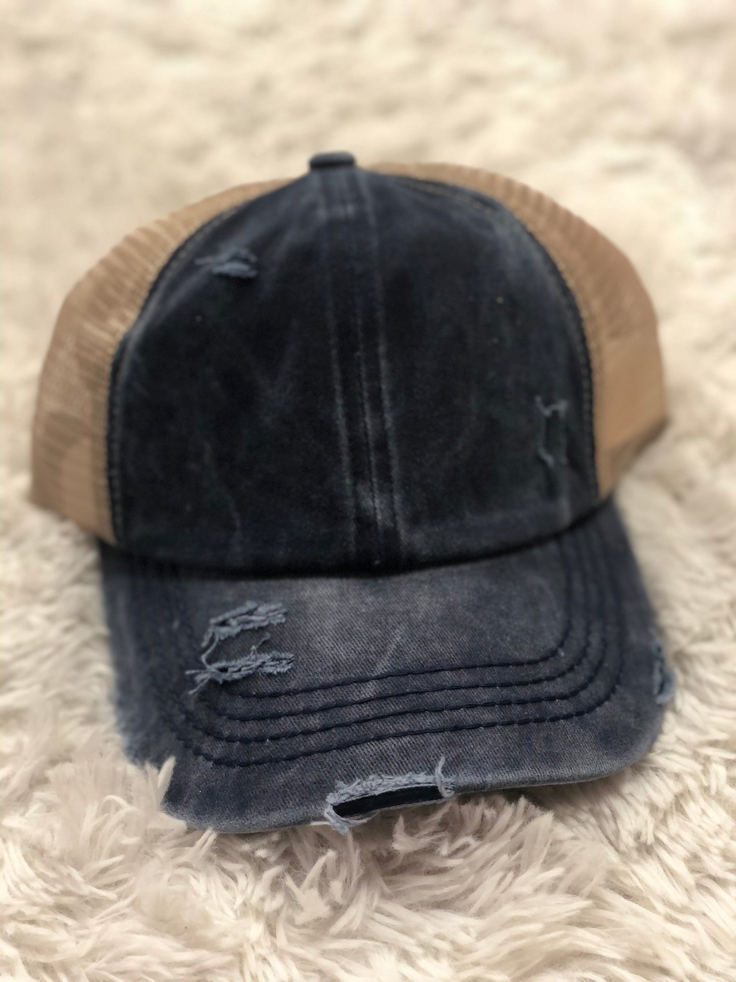 Criss-Cross Ponytail Cap