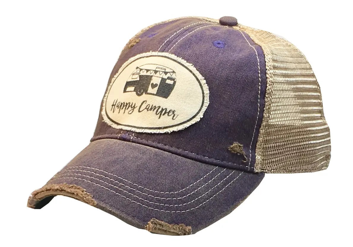 Light Distressed Trucker Hat