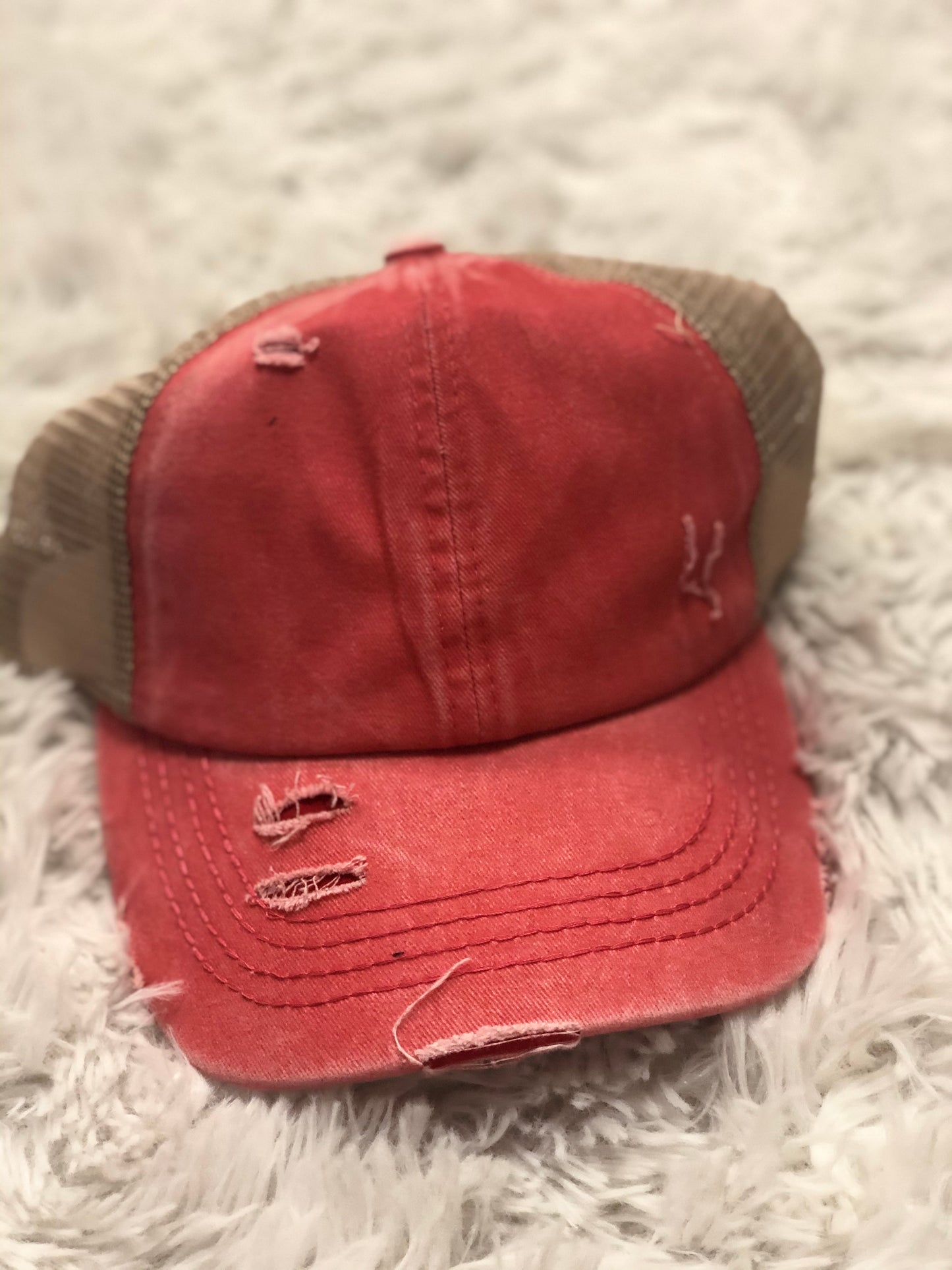 Criss-Cross Ponytail Cap
