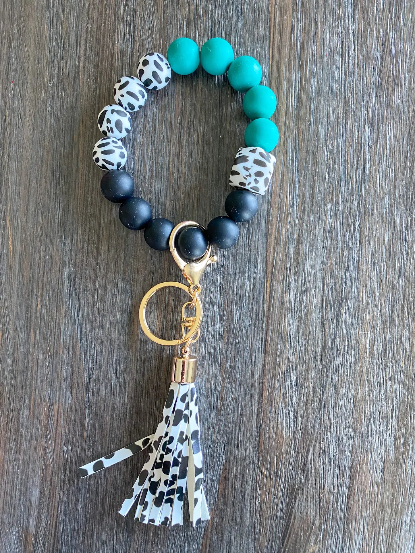 Silicone Bead Keychain