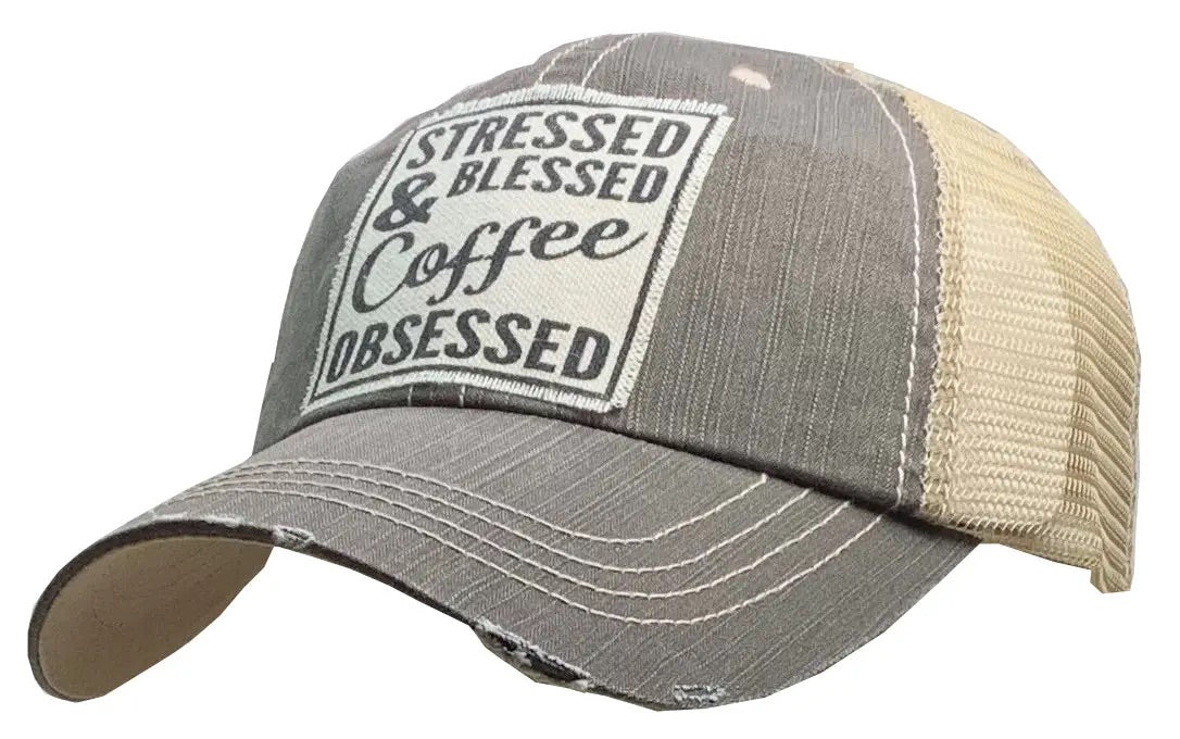 Light Distressed Trucker Hat