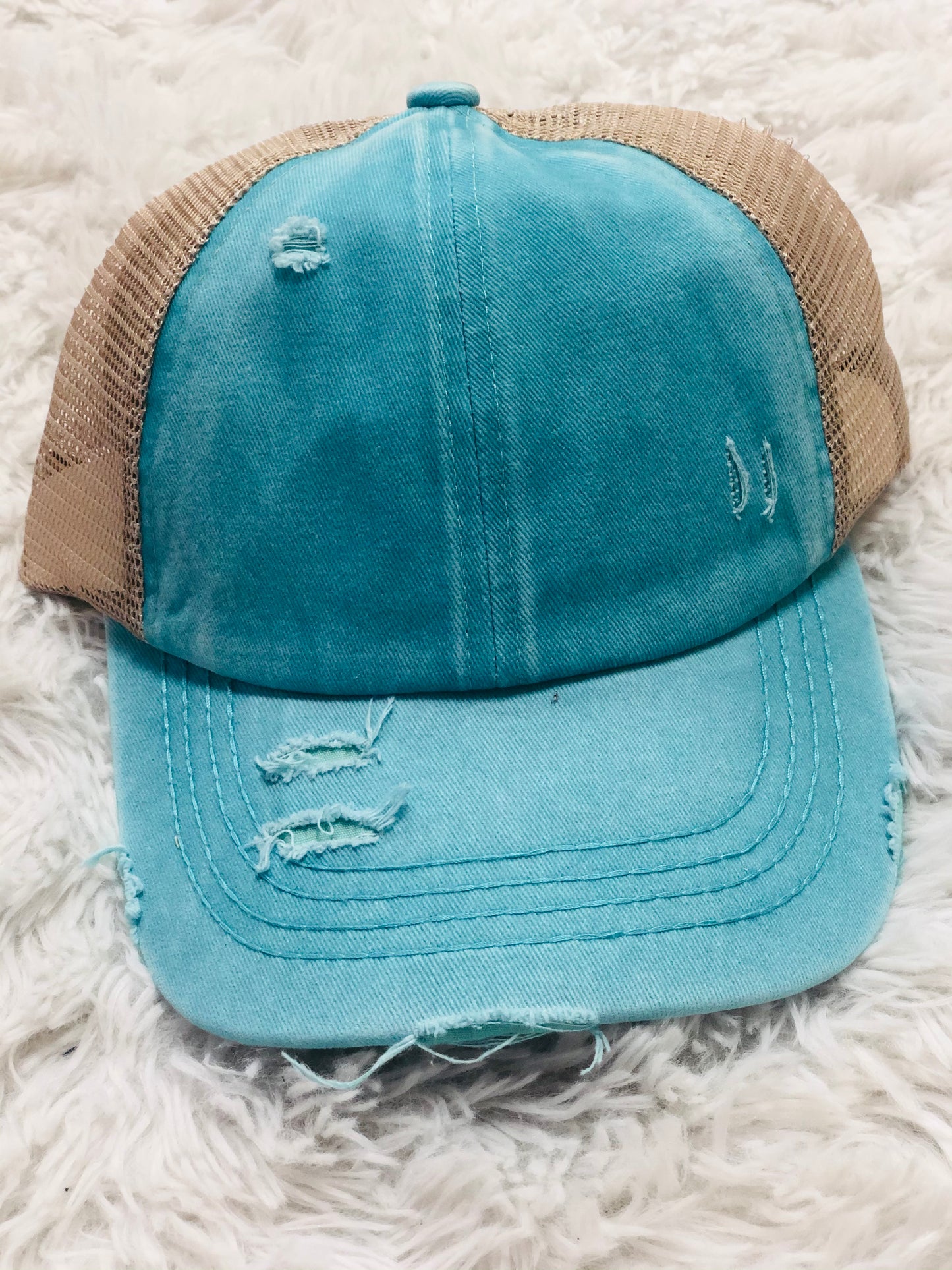 Criss-Cross Ponytail Cap