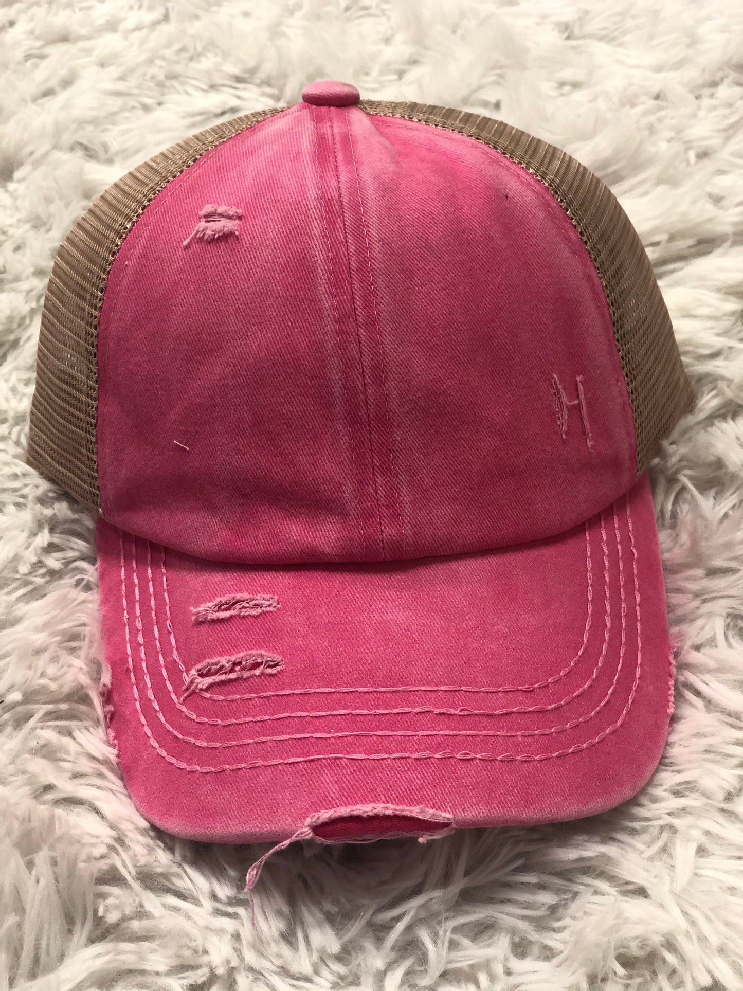Criss-Cross Ponytail Cap
