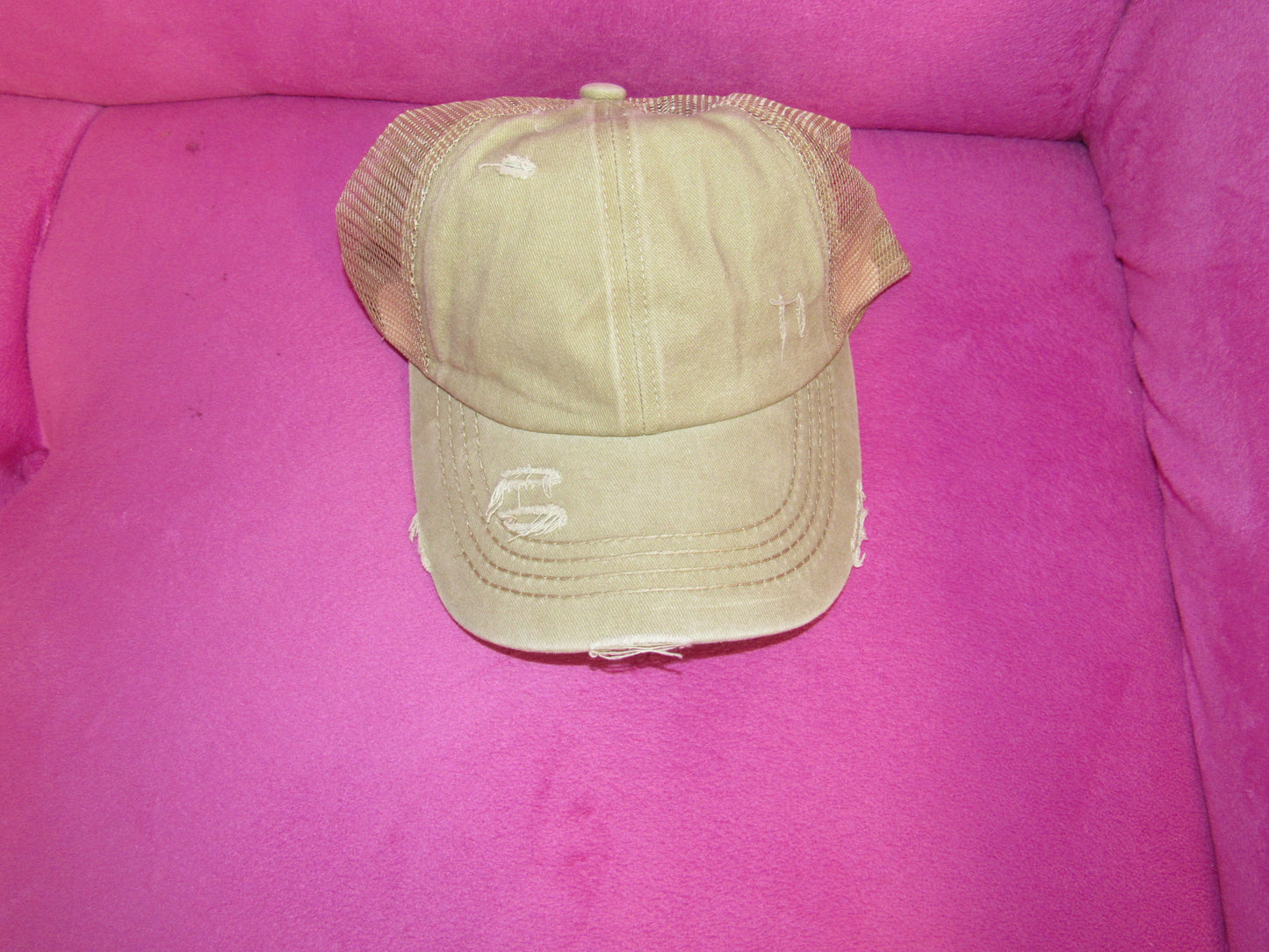 Criss-Cross Ponytail Cap