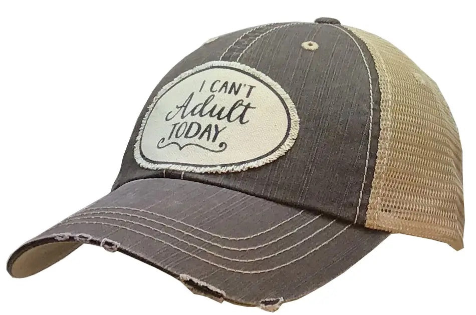 Light Distressed Trucker Hat