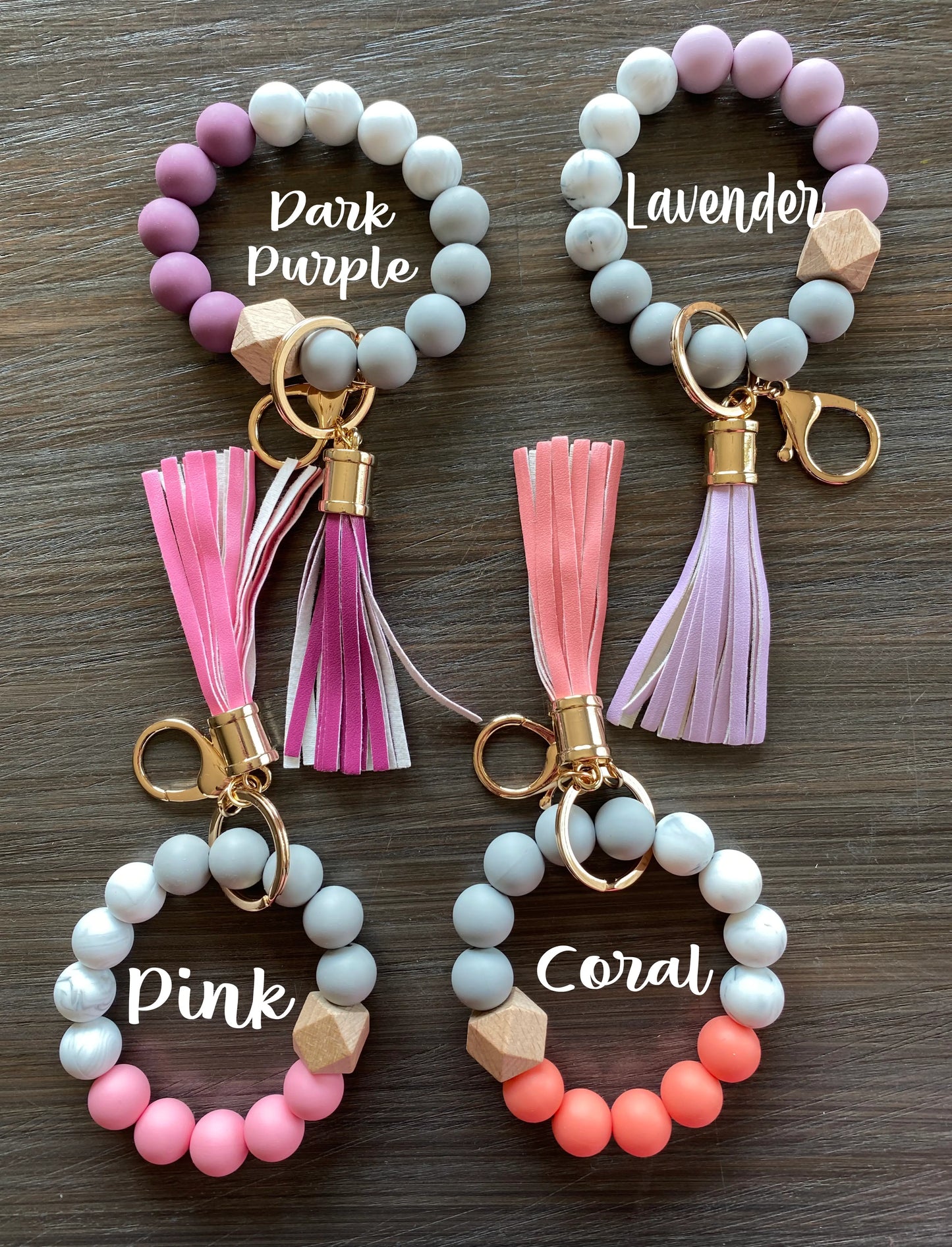 Silicone Bead Keychain
