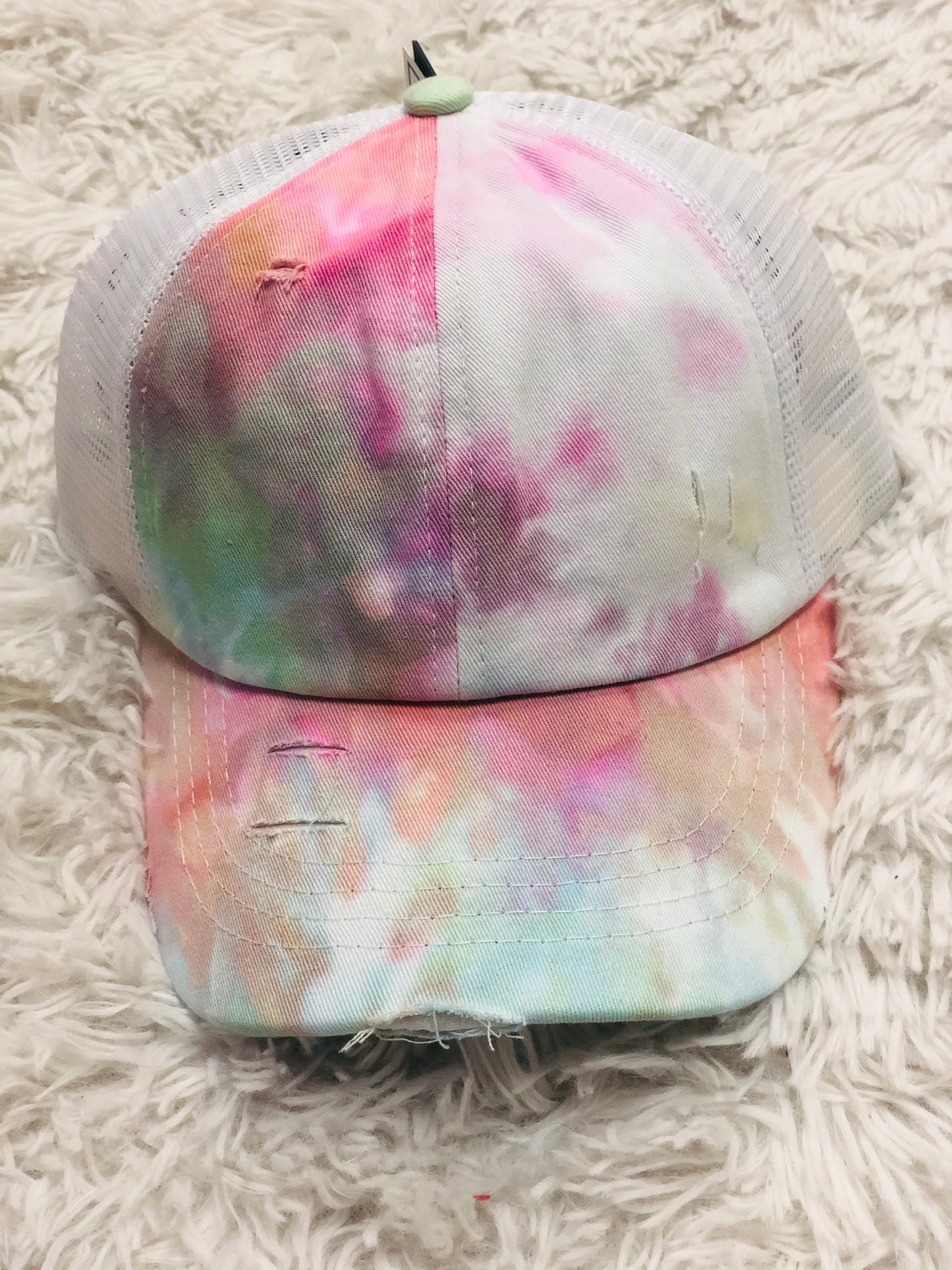 Criss-Cross Ponytail Cap