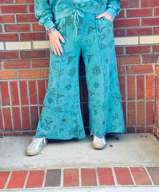 Teal Temptation Comfy Pants