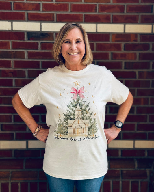 Adore Him Always Graphic Tee