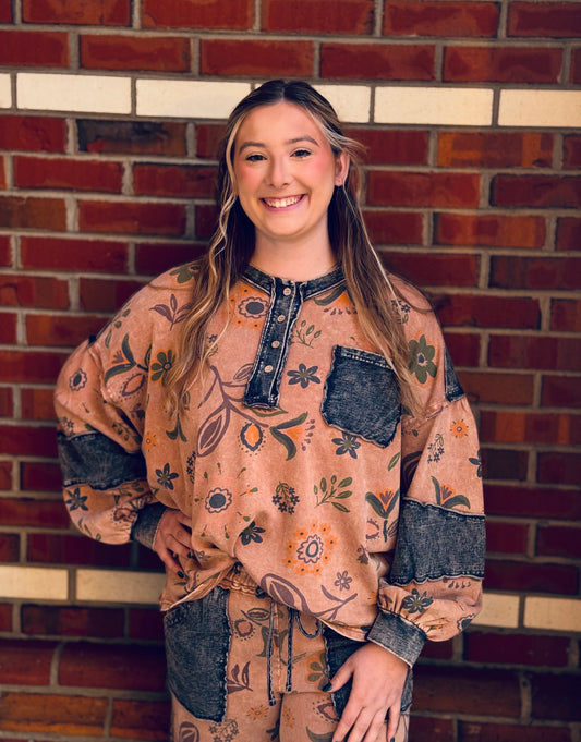 Bloom Denim Top