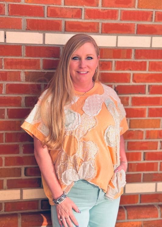 Peachy Keen Top by Oli N Hali