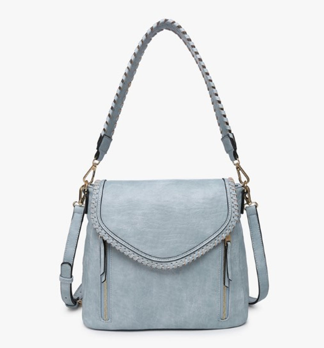 Lorelei Double Zip Whipstiched Handbag $59.99