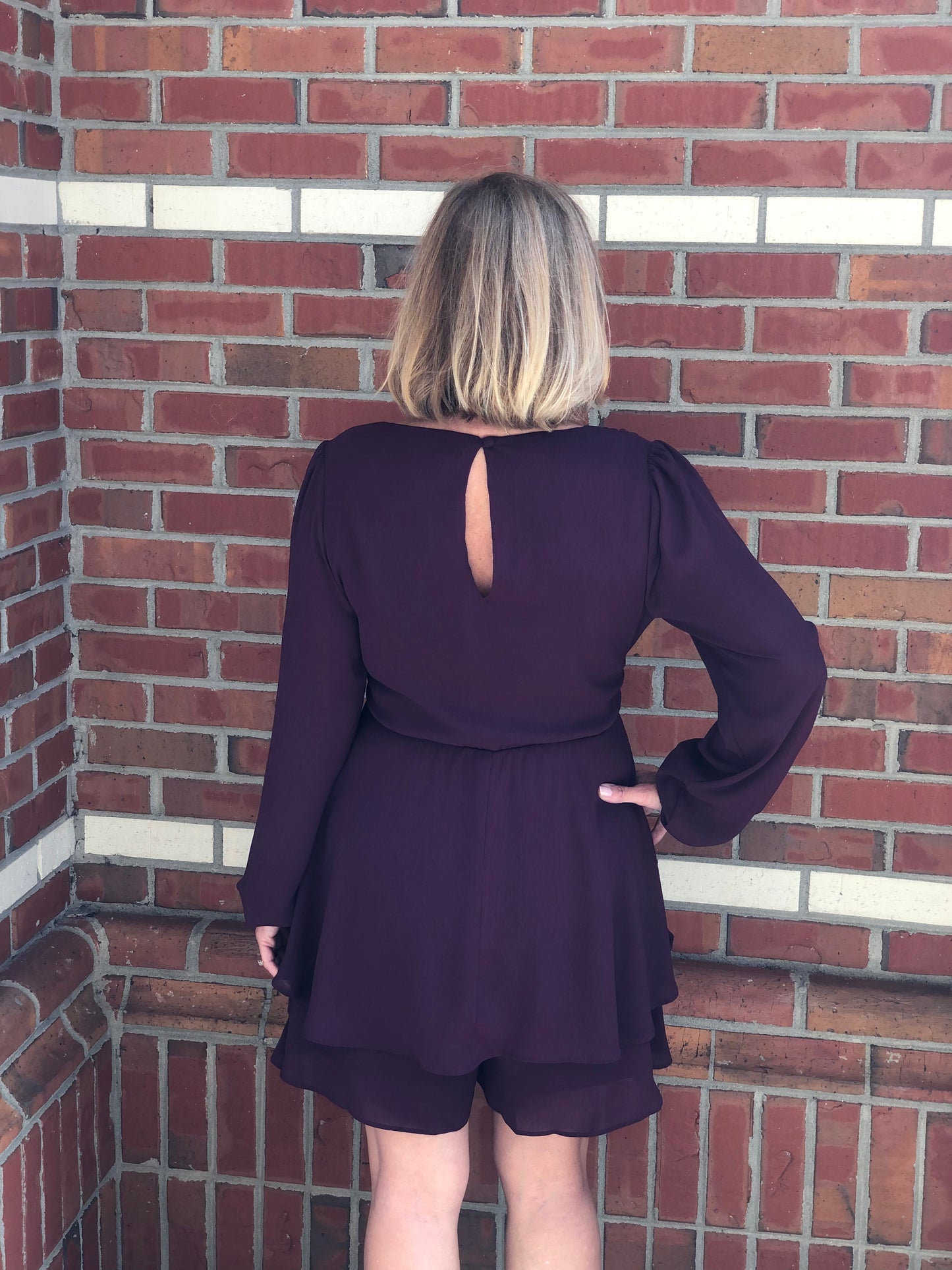 Pretty In Plum Romper