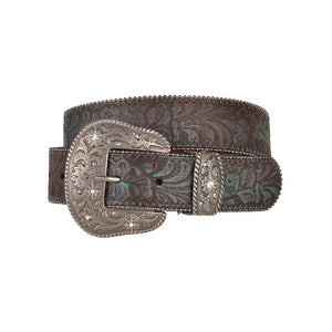 Turquoise Tinted Rhinestone Belt