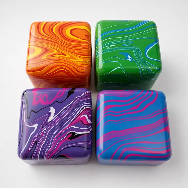 Marble Swirl Squish Cubes