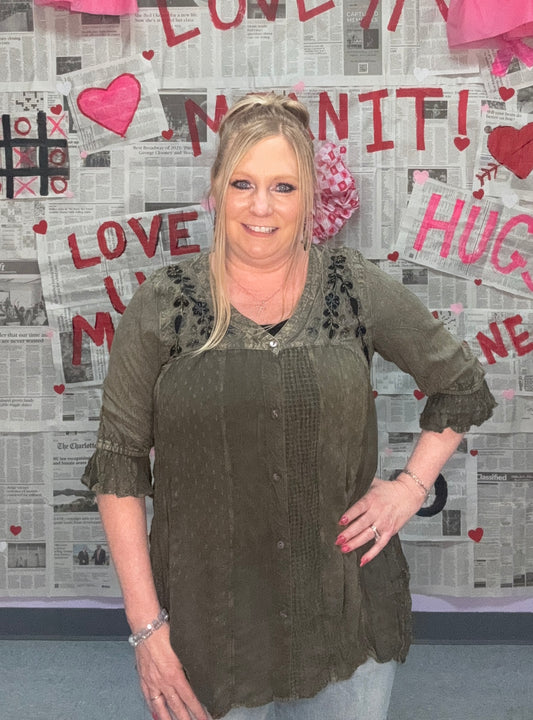 Twilight Echo Button Down