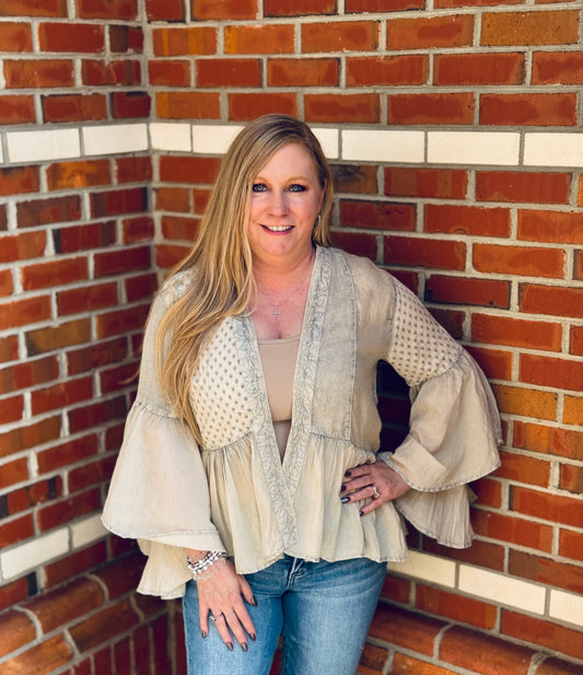 Latte Love Kimono